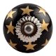 Gold Star Ceramic Cabinet Knob
